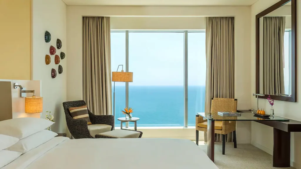 Hyatt Regency hotel in Cartagena de Indias. Room view. 