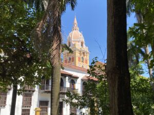 View of the Cathedral, Cartagena de Indias, Colombia